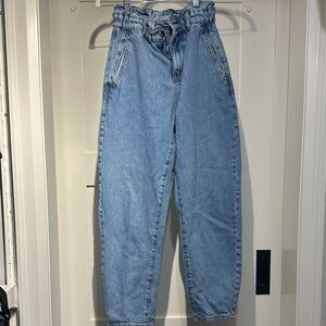 Zara High Rise Blue Women's Jeans
